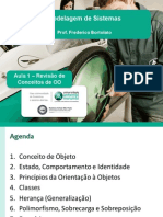 Modelagem de Sistemas - 2015.2 - Aula 01 - Revisão de Conceitos de OO