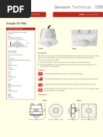 Sensors Technical: Simple Fit Pirs