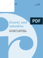 Grants and Subsidies: A Tax Guide For Organisations That Receive A Grant or Subsidy