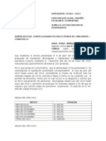 Actualización de deudas de pensiones de alimentos 2013-2015