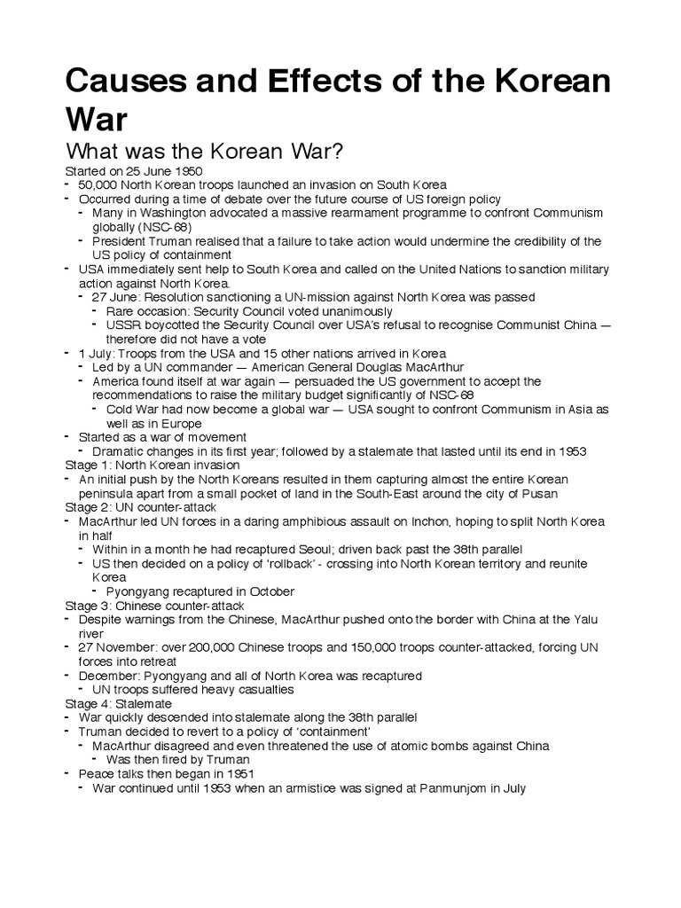 Impact of the korean war image