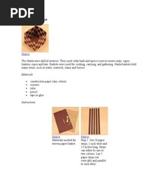 Woven Paper Basket