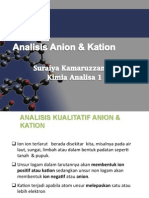 Suraiya - Analisis - Kation - Dan - Anion PDF
