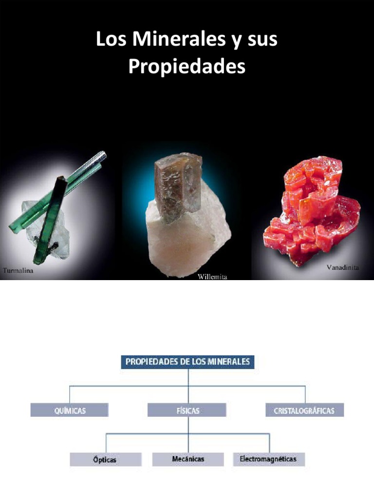 Los Minerales y Sus Propiedades Dureza y Tenacidad