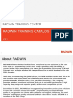 Radwin Training Catalog v3.1