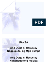 Ang Dugo Ni Hesus Ay Nagpuputol NG Mga Sumpa