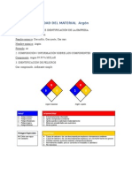 Guía de seguridad del argón