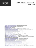 BMW k100 How To Tips For Free. | PDF | Screw | Valve
