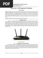 Router 1X3 – RTL Design and Verification