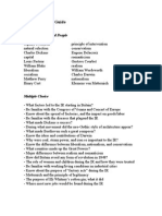 Chapter 4 Study Guide: Important Terms and People