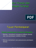 KULIAH 8 Indikator Kinerja Dan Penetapan Kinerja OKEY AJAR TGL 18 1PRIL