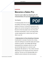 Become a Sales Pro