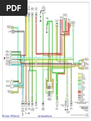 Wire Diagram: Skema Kabel Body Honda Win