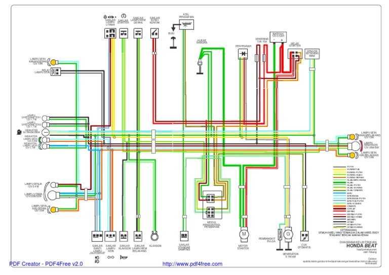 Honda Beat Wiring Diagram Overview | PDF