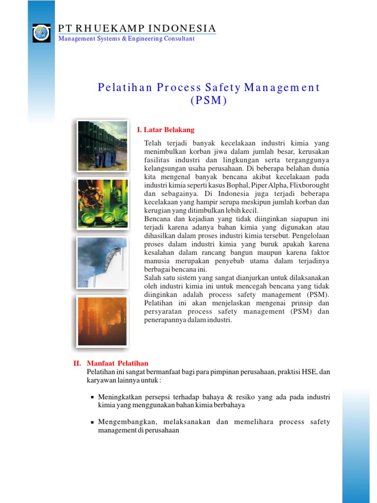 Process Safety Management | PDF