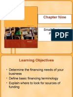 Chapter Nine: Small Business Finance