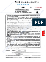 JEE Main 2015 Paper I PDF