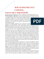 Saint Augustin - Discours Sur Les Psaumes - Ps 145 Chant de L'âme Exilée