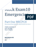 Emergency Mock Exam 10