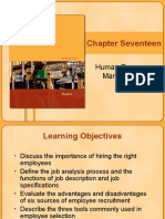 Chapter Seventeen: Human Resource Management