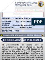 Diseño subterraneo esplotacion de minas