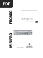 Behringer FBQ800 It PDF