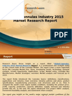 Global Cannulas Industry 2015 Market Research Report Global Cannulas Industry 2015 Market Research Report