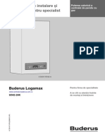 Instructiuni de Instalare Si Intretinere Specialist Buderus Logamax u042