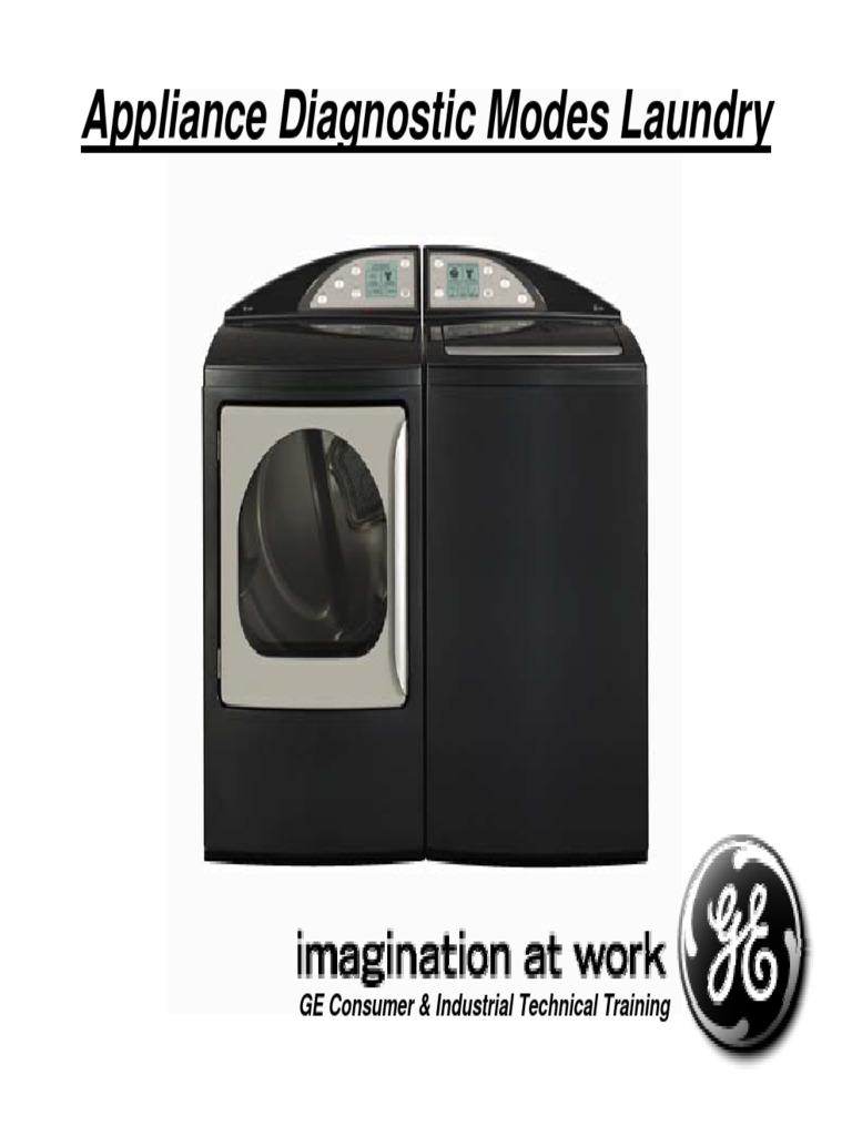 Ge Laundry Diagnostic Modes General Electric Trade Secret