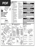 Linear GD00Z-4 Installation Manual