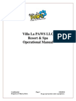 Villa La Paws Operations Manual-Detail 03-26-2014