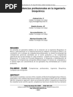 Competencias Profecionales Ing. Bioq