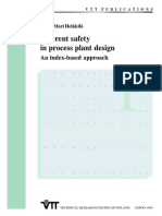 Inherent Safety in Process Plant Design