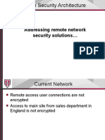 Addressing Remote Network Security Solutions