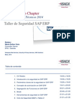 Taller de Seguridad SAP ERP - Marzo 2014 Vf