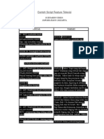 Contoh Script Feature Televisi