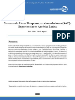 Sistemas de Alerta Temprana para Inundaciones (SAT) : Experiencias en América Latina