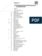 1) Diccionario Consolidado de Elementos de La Construcción