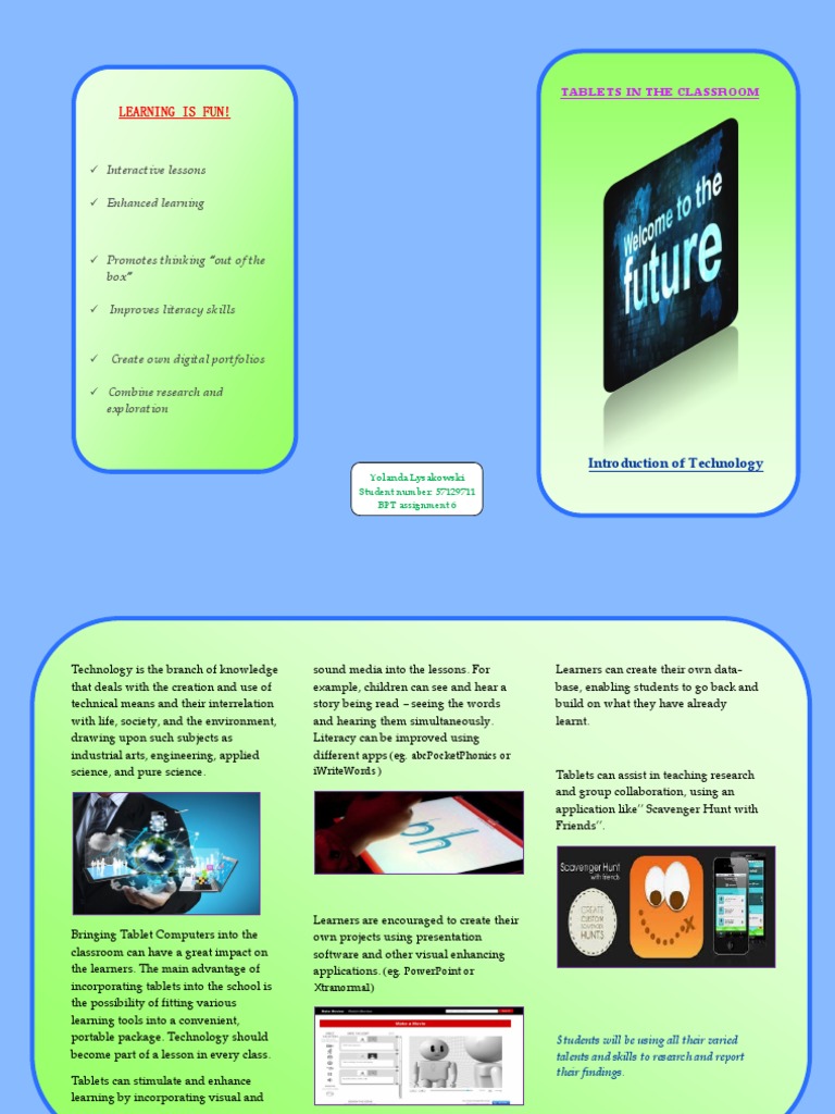 Tablets Enhance Classroom Learning | PDF