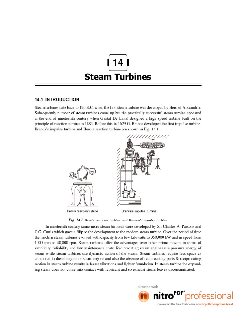Steam Turbine 1 | Download Free PDF | Turbine | Mechanics