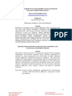 Analisis Hubungan Manajemen Laba Dan Fraud Dalam Perusahaan