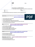 biomolecules webquest