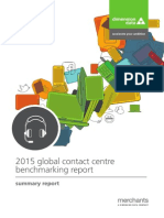 2015 Global Contact Centre Benchmarking Summary Report