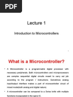 Introduction To Microcontrollers