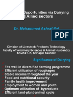 Livelihood via Dairying and Allied Sectors