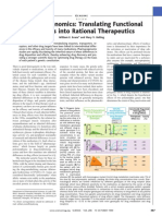 Genomics Into Rational Therapeutics