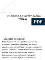 Eldiseno de Investigacion