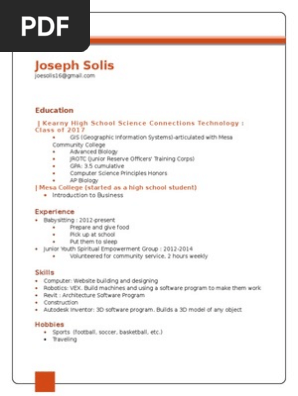 resume 1