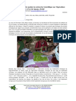 Rede Verde supports the Scientific Research on Organic Farming in Foz do Iguaçu, Brazil (French)