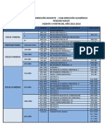 Pensum Regular Conservatorio